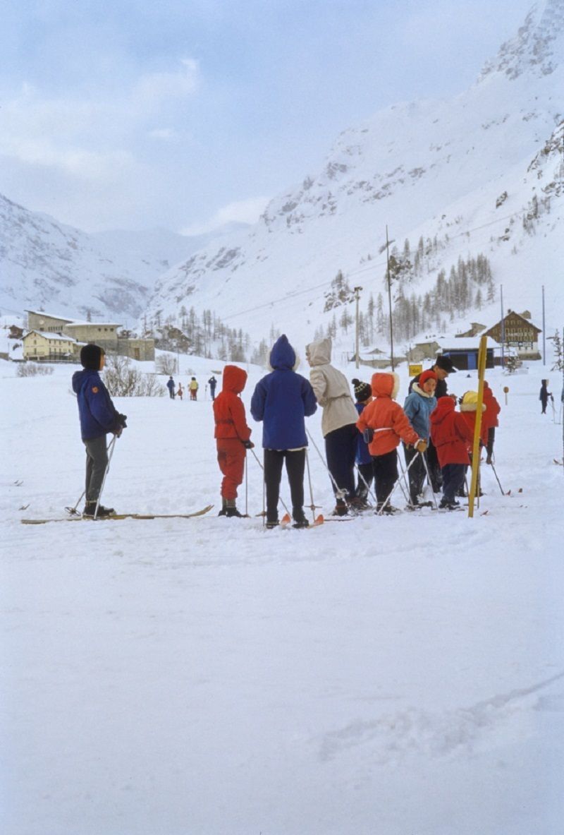 Toni Frissell 'Val D’isere' Archival Pigment Print Framed In Black
