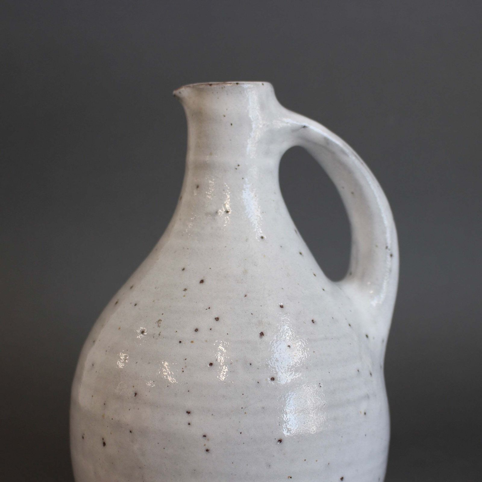 Home Decor Mid Century French Ceramic Pitcher By Pierlot (Circa 1960s) photo