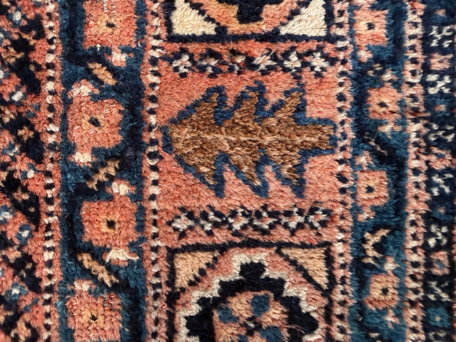 photo vinterior Vintage Kamseh Rug 147x203 Cm, Medium, Tribal Oriental Carpet 2542