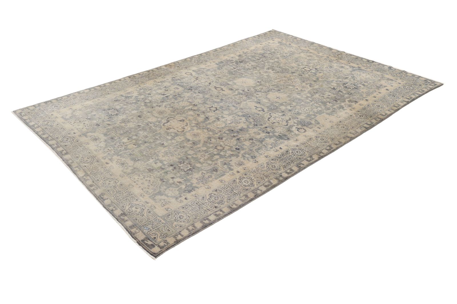 Antique German Tefzet Rug, 279 × 193cm, Circa 1920s photo for sale