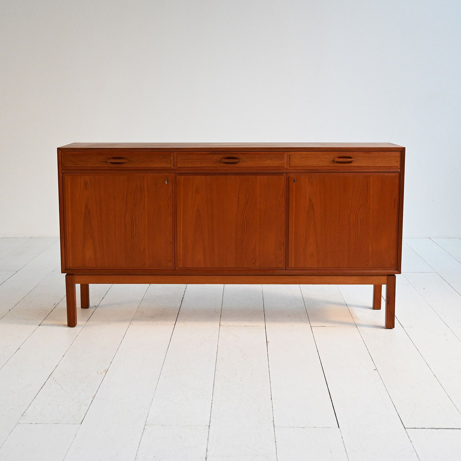 Scandinavian Teak Sideboard, 1950s 60s