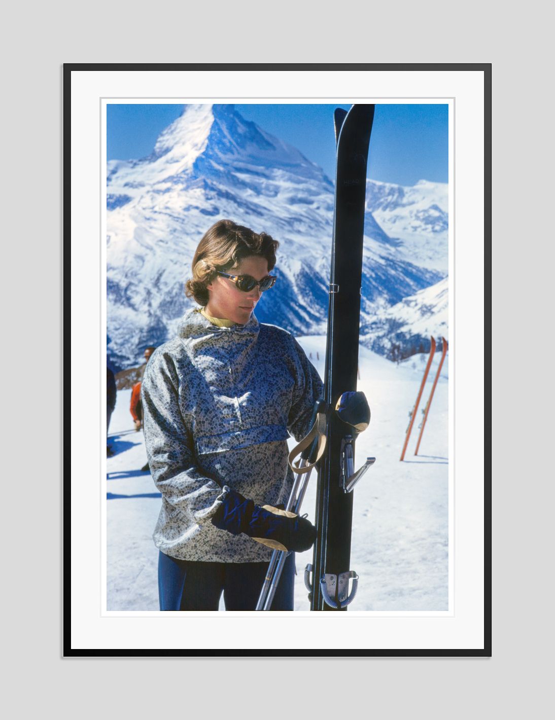 Toni Frissell 'Shades And Skis' Archival Pigment Print Framed In Black photo furniture