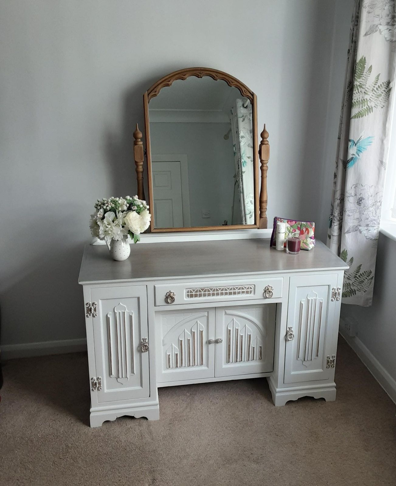 Old Charm French Style Dressing Table. photo for sale