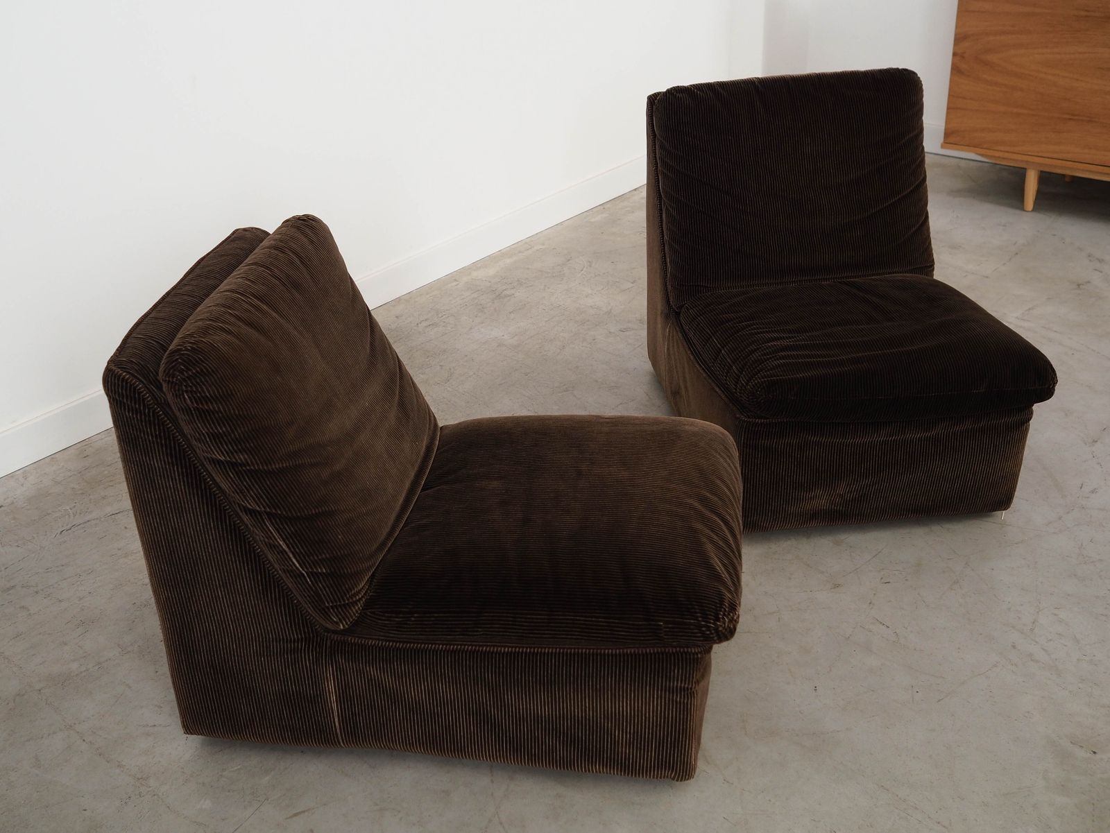 Brown Modular Sofa, Italian Design, 1970s, Manufactured By Busnelli photo vinterior