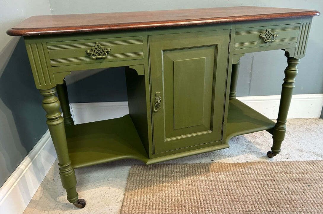 Painted Antique Sideboard   Frenchic Constance Moss photo vintage