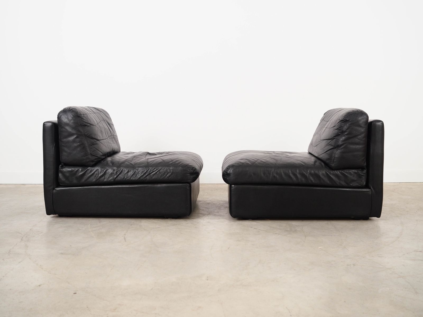 Modular Leather Sofa, Italian Design, 1970s, Made In Italy photo vinterior