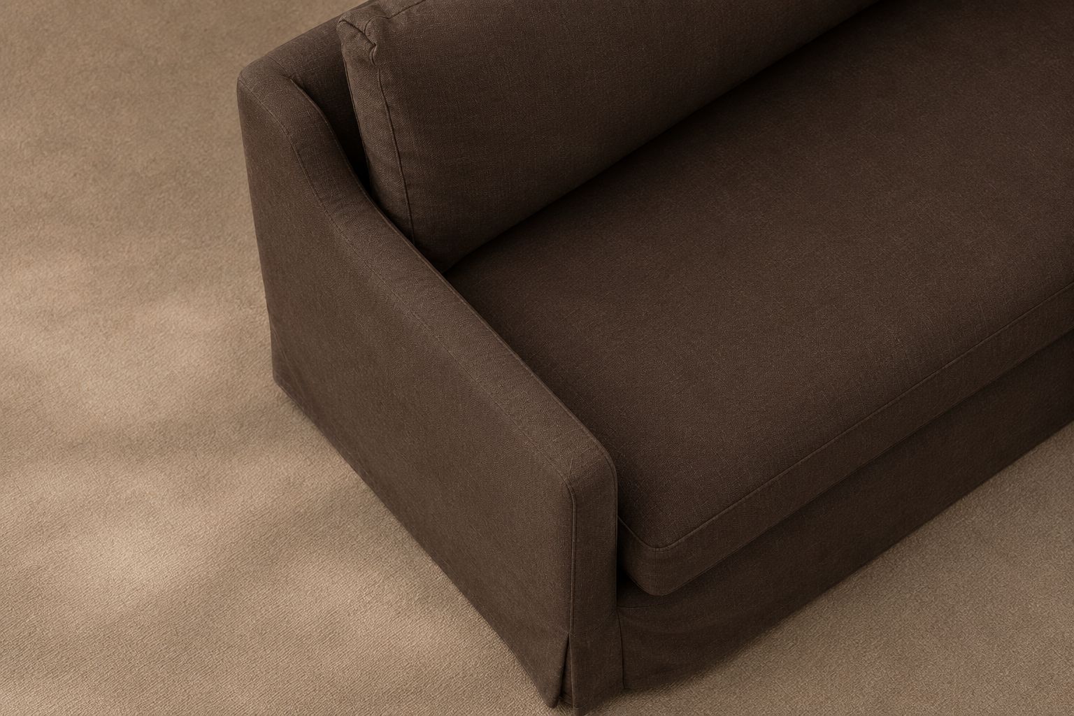 'The Conrad' Skirted Sofa   1.8m photo furniture