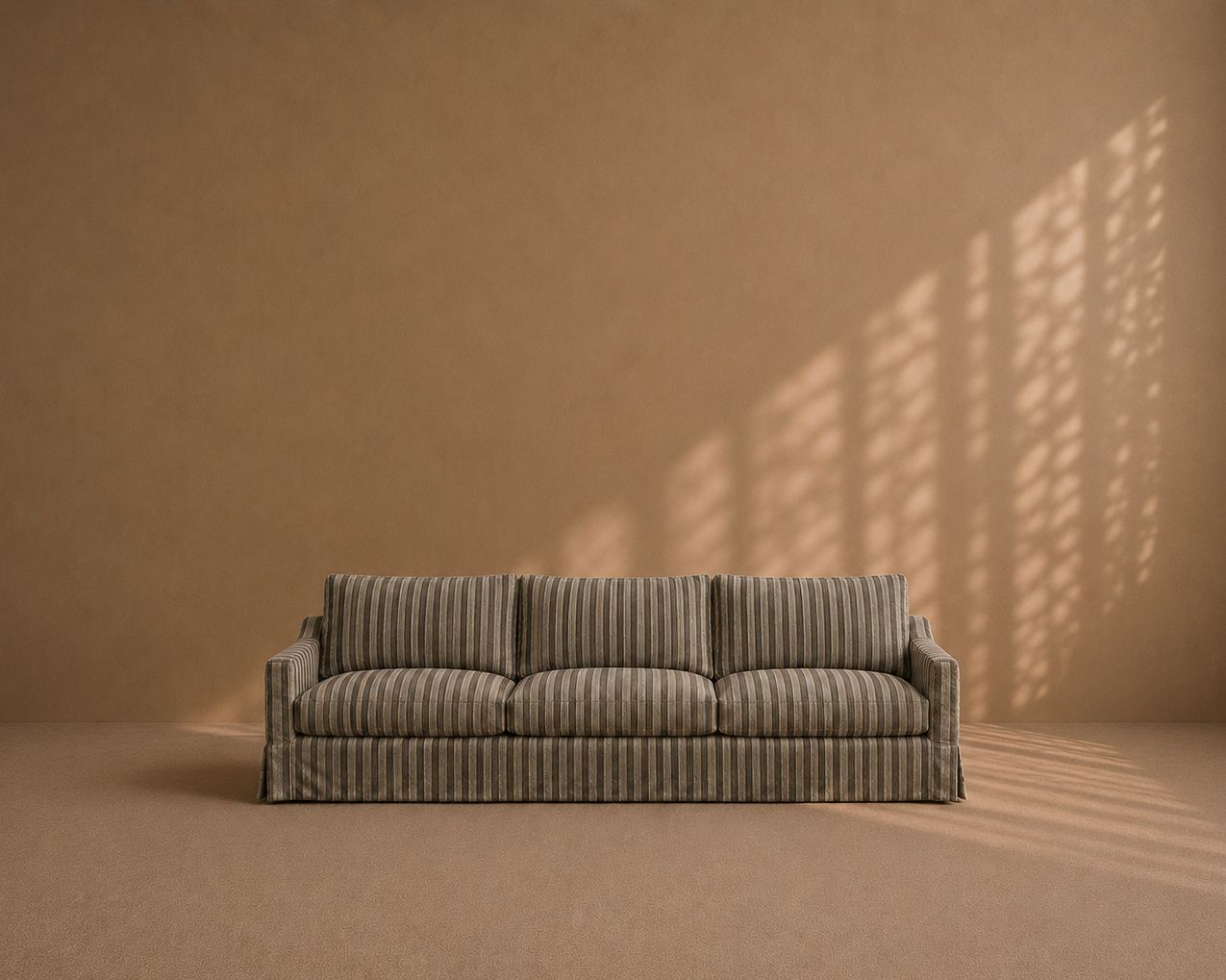 'The Conrad' Skirted Sofa   3m
