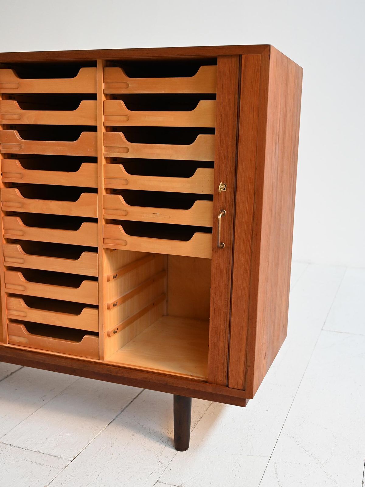 Scandinavian Teak Highboard 1950s photo vintage