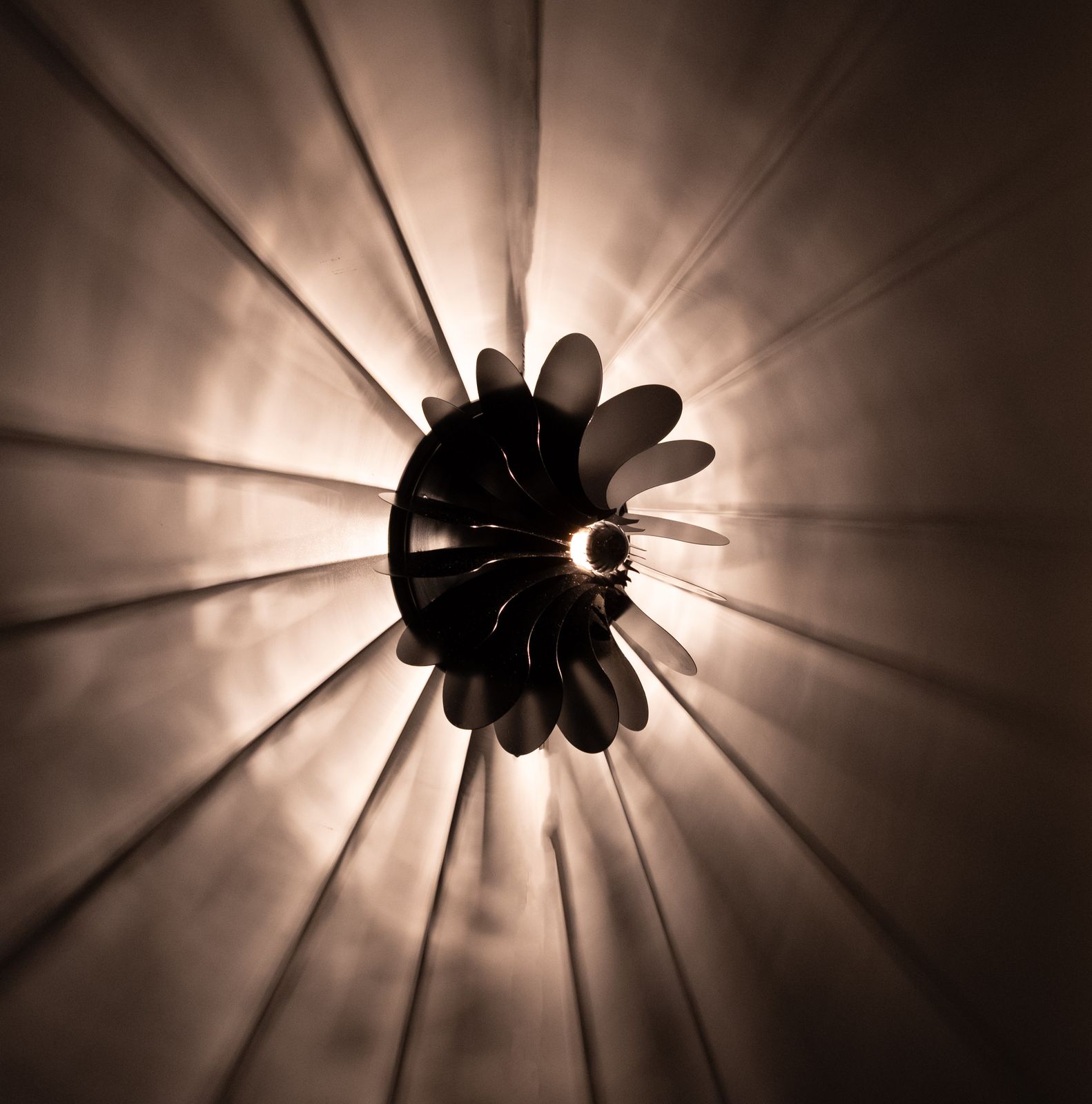 ''Bolide'' Raak Amsterdam Wandlamp jaren 1970 Holland photo vintage