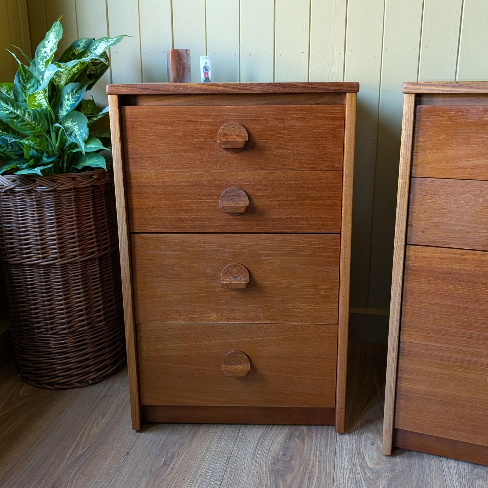Pair Of Stag Cantata Bedsides, 1960s photo for sale