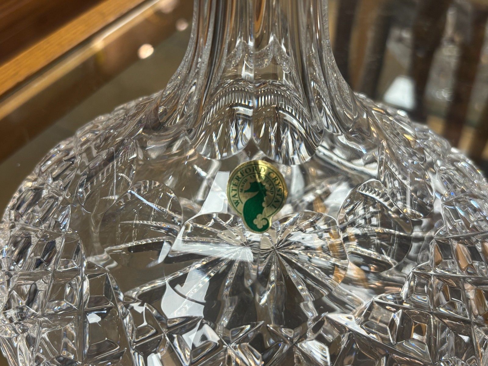Waterford Crystal Lismore Ships Decanter With Stopper photo 75.0