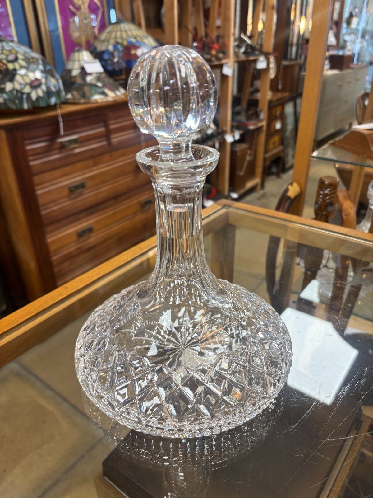 Waterford Crystal Lismore Ships Decanter With Stopper photo buy