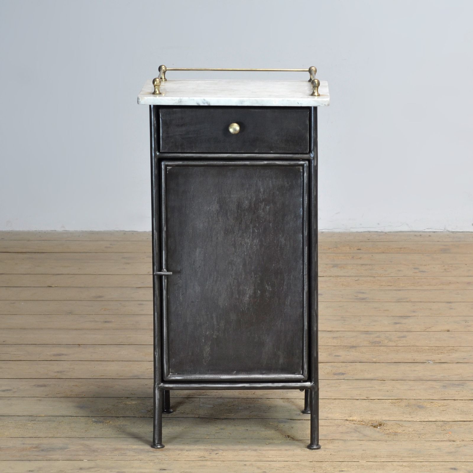 Iron Bedside Table, Circa 1920 photo furniture
