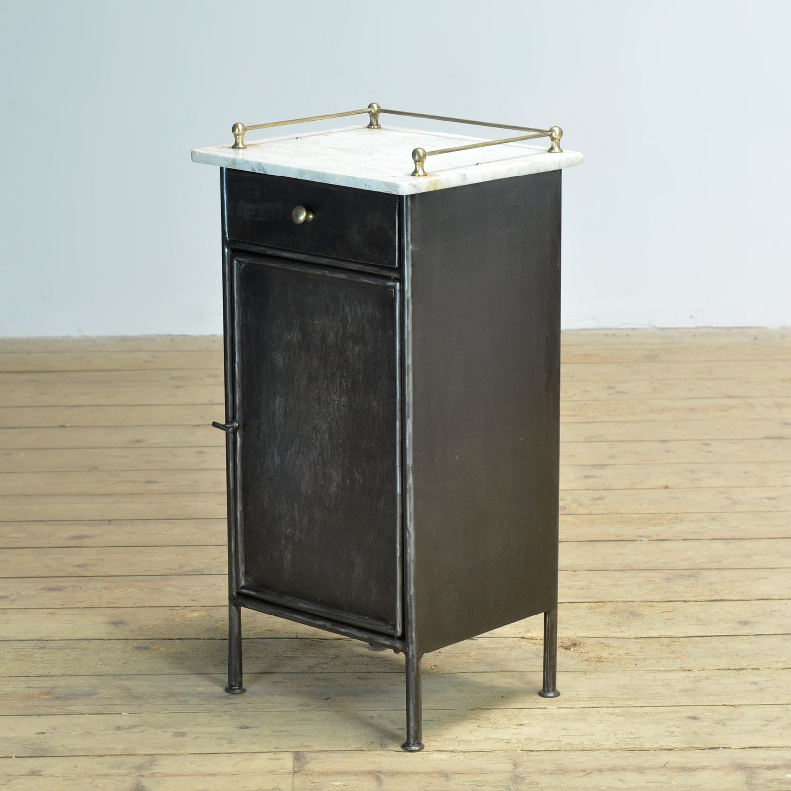 Iron Bedside Table, Circa 1920 photo for sale