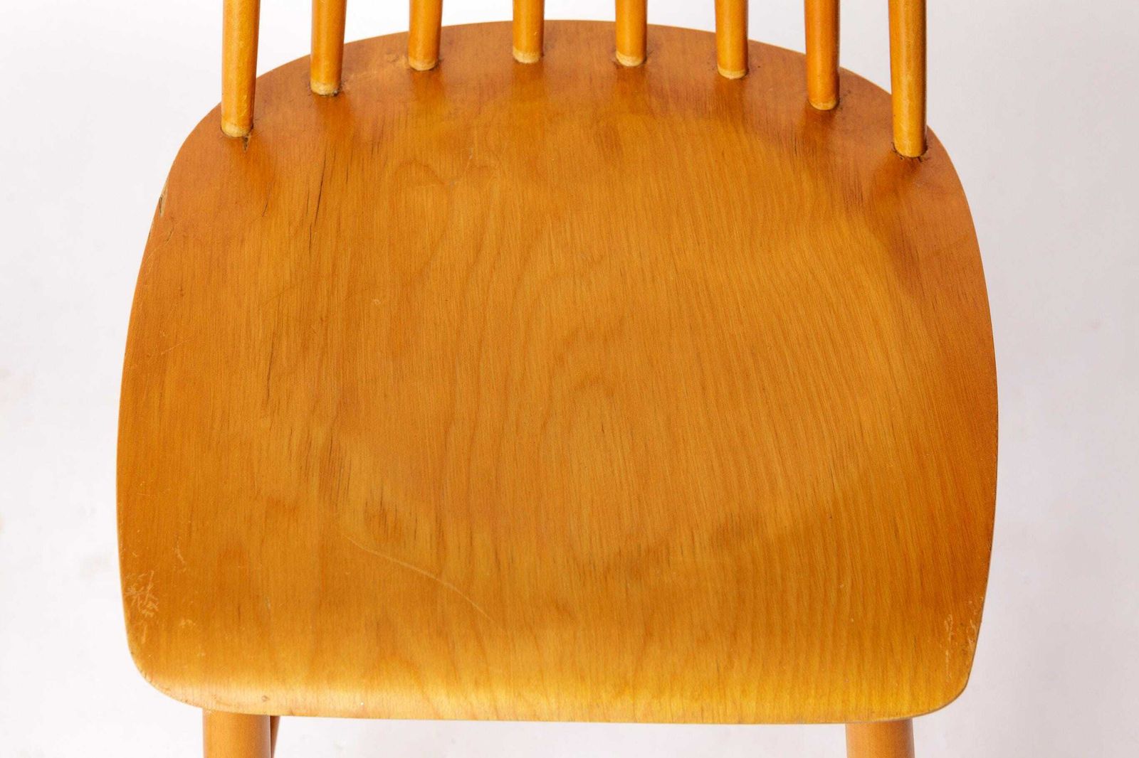 Pair Of Yngve Ekström "Pinocchio" Dining Chairs – Swedish Beechwood, 1960s Vintage Scandinavian Design photo buy