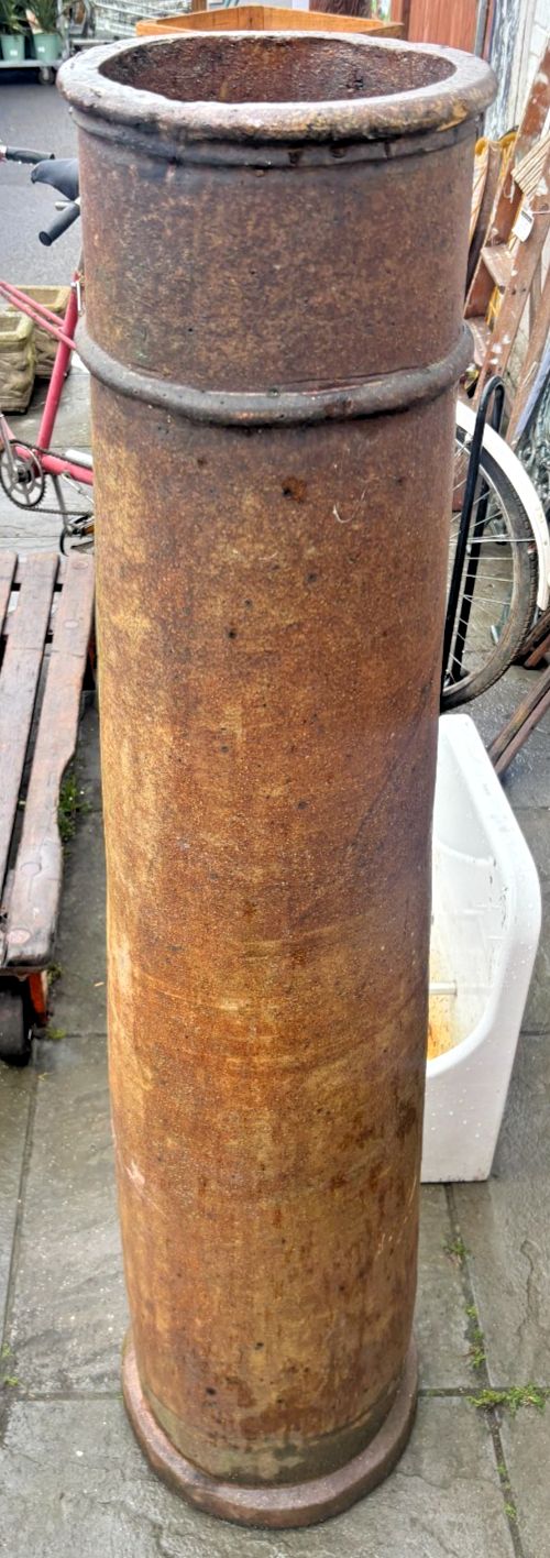 Antique Victorian Very Tall Cannon Chimney Pot photo Garden Decor
