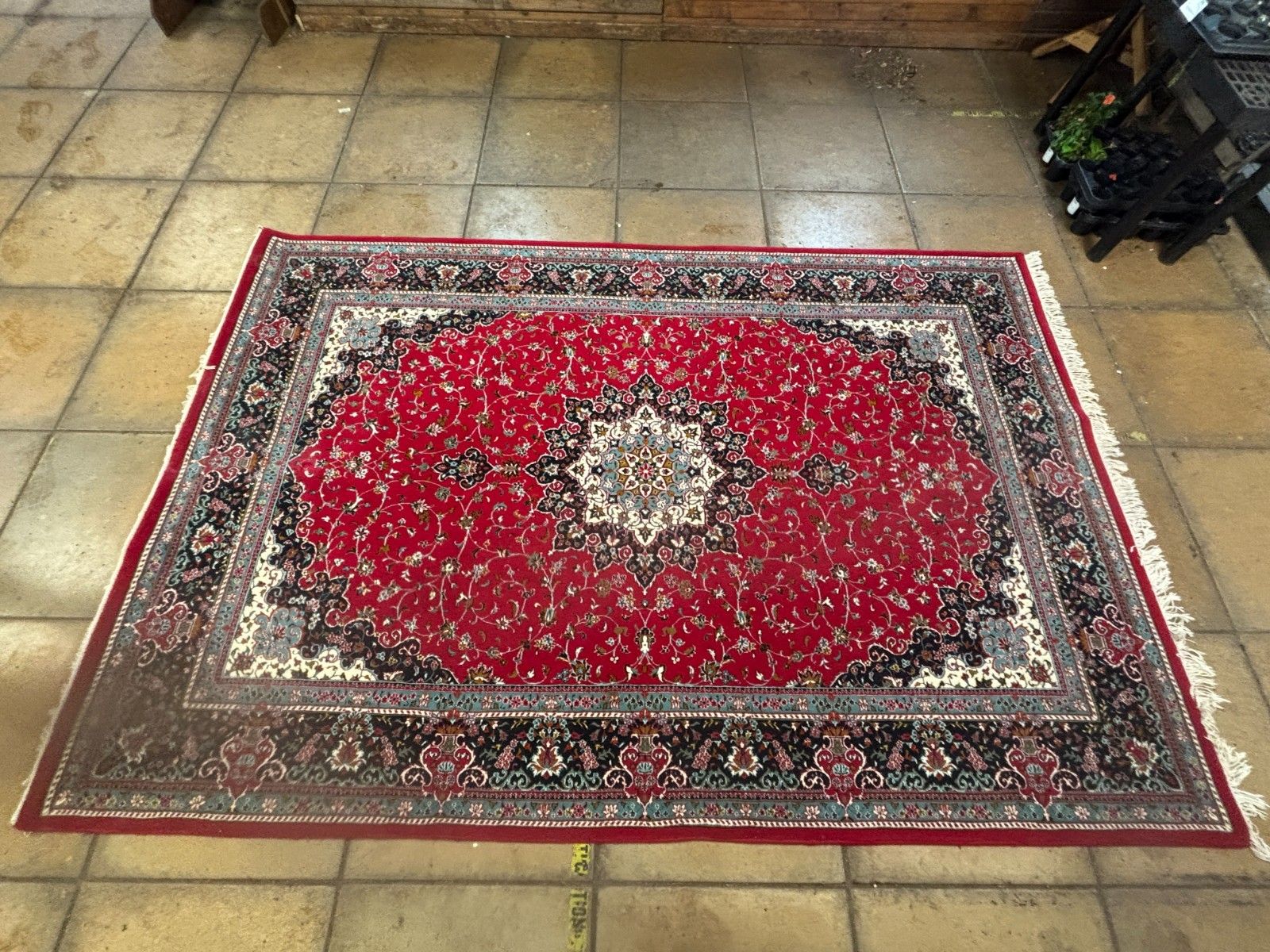 1990's Handmade Hand Knotted Shahin Large Rug photo vinterior