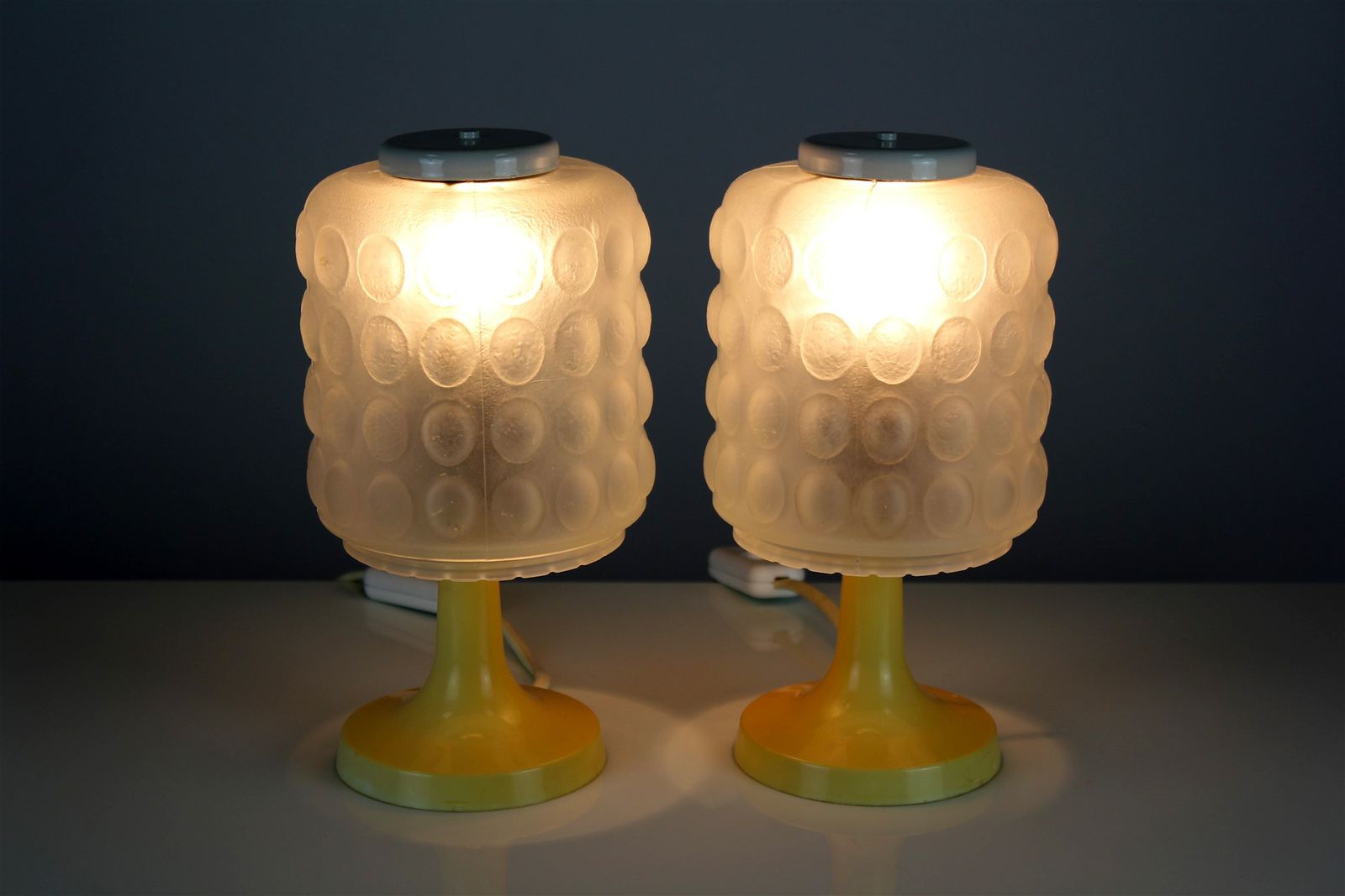photo furniture Pair Of Space Age Table Lamps By Elektroinstala Děčín, Czechoslovakia, 1970s