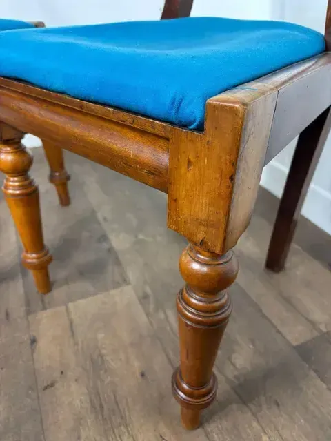 Victorian Pair Of Mahogany Balloon Back Chairs photo vinterior