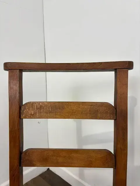 Antique Beech Rush Seat Prayer Chair photo 229.0