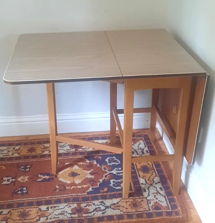Vintage Formica  Drop Leaf  Table Mid Century Style photo Furniture