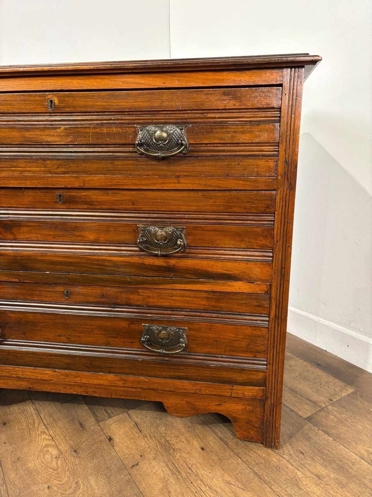 photo buy Edwardian Satinwood Chest Of Three Drawers