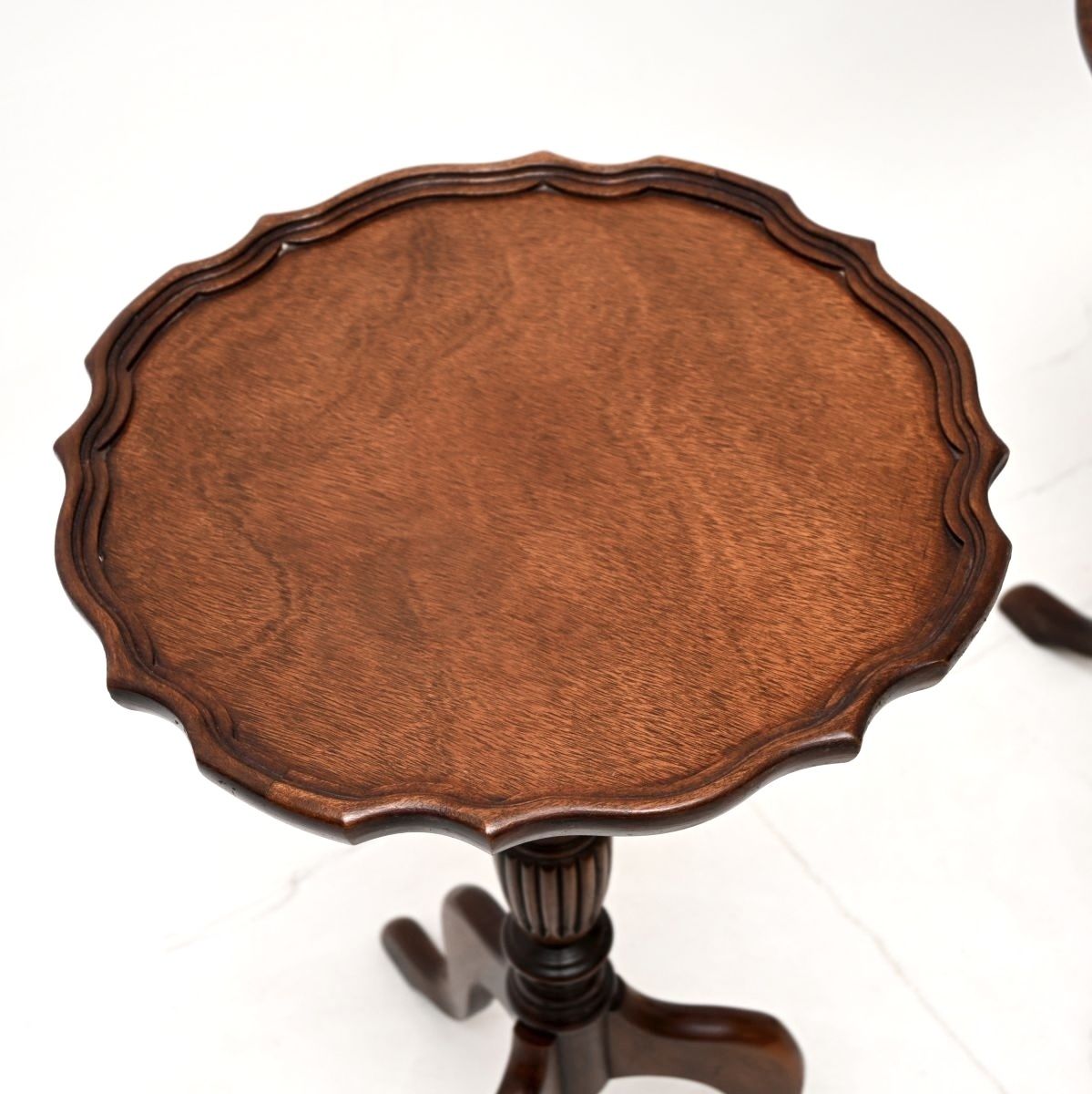 Pair Of Antique Walnut Wine Tables photo vinterior