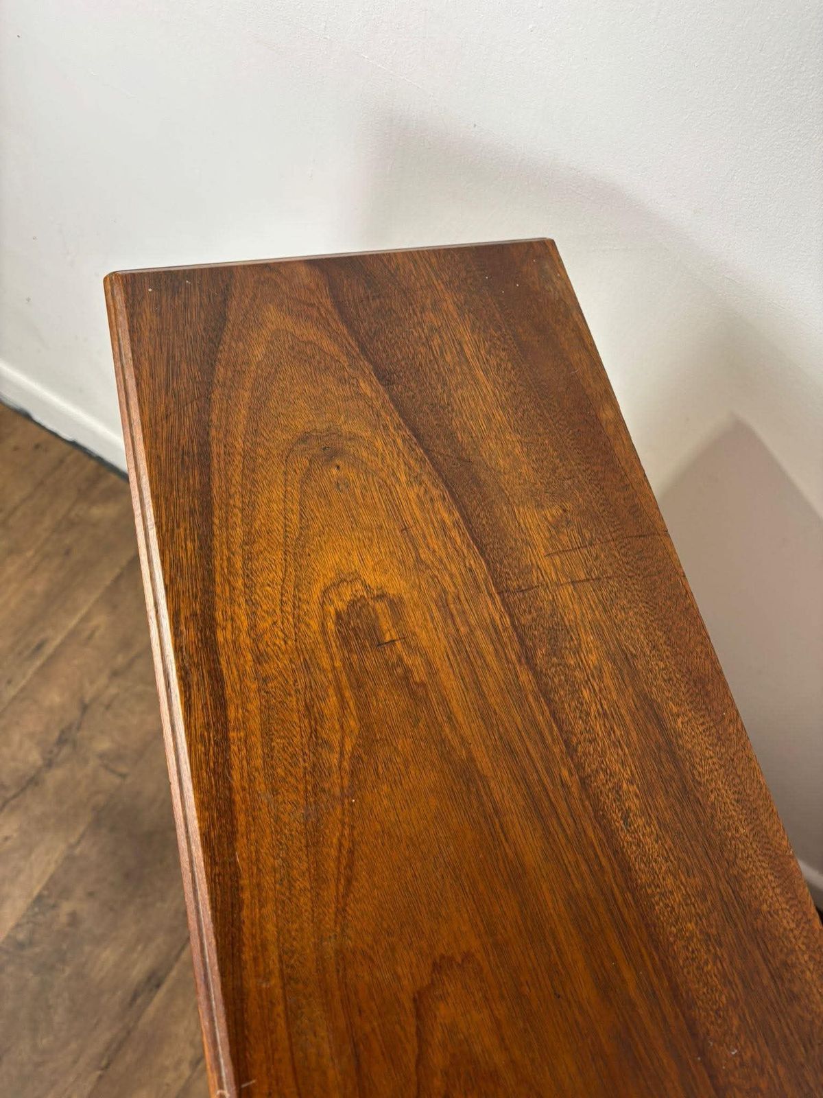 349.0 Mid Century Teak Glazed Bookcase photo