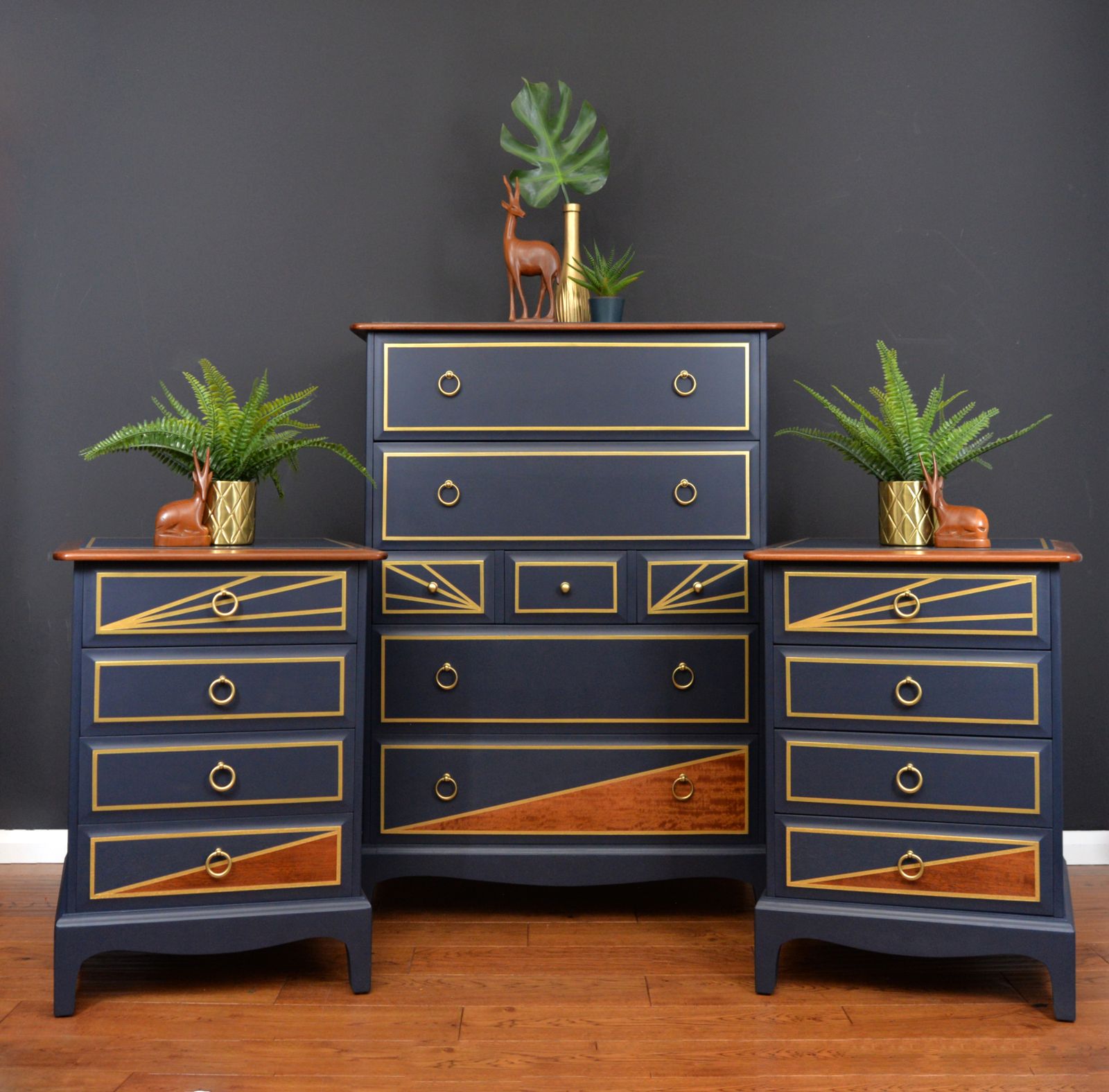 Stag Minstrel Bedside Drawers, Chest Of Drawers, Night Stands photo Furniture
