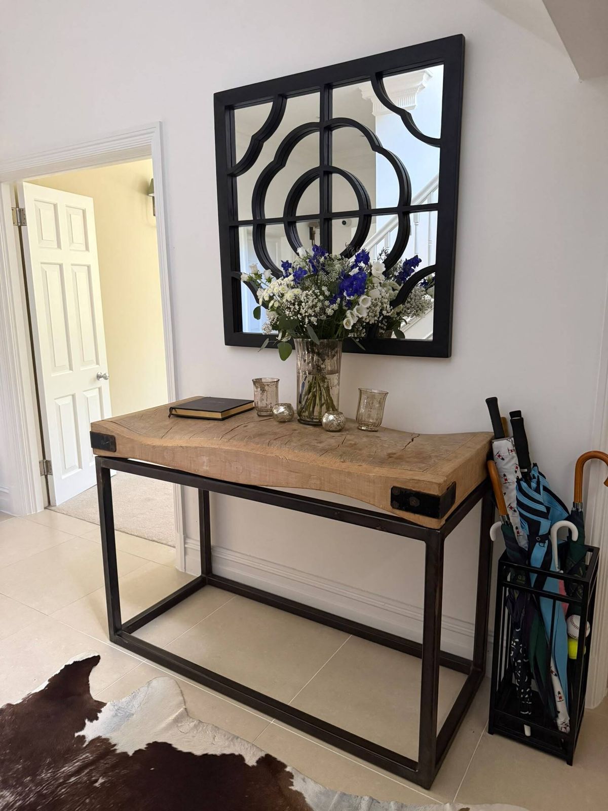 Butcher Block Console