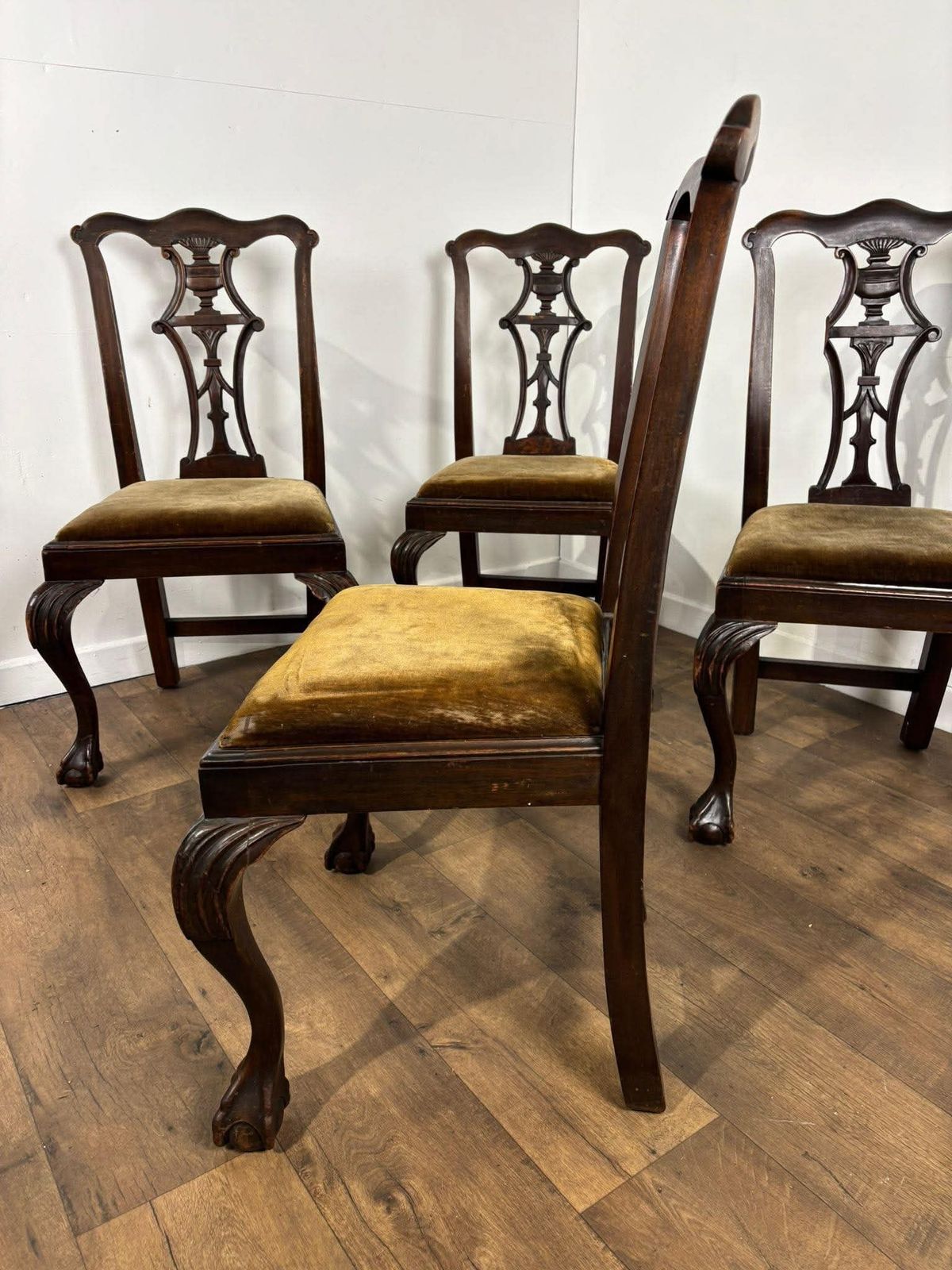 Victorian Set Of Four Mahogany Dining Chairs photo buy