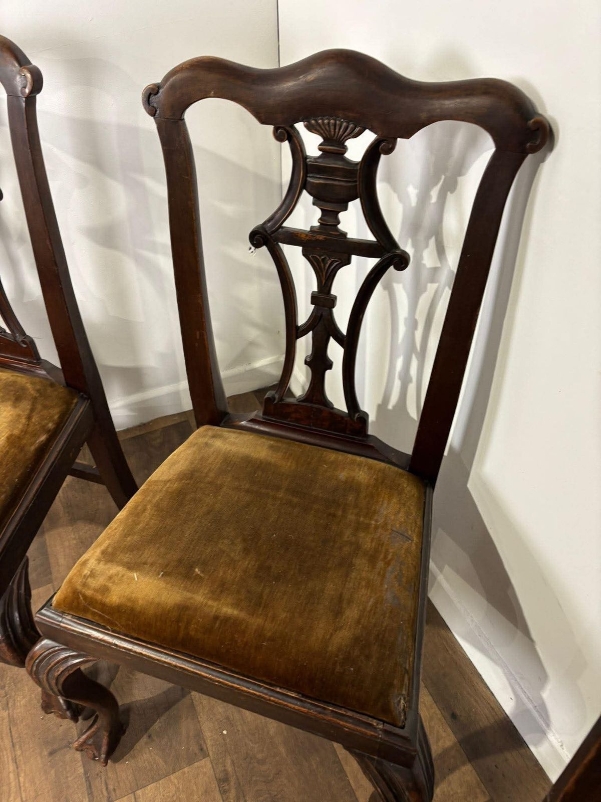 photo buy Victorian Set Of Four Mahogany Dining Chairs