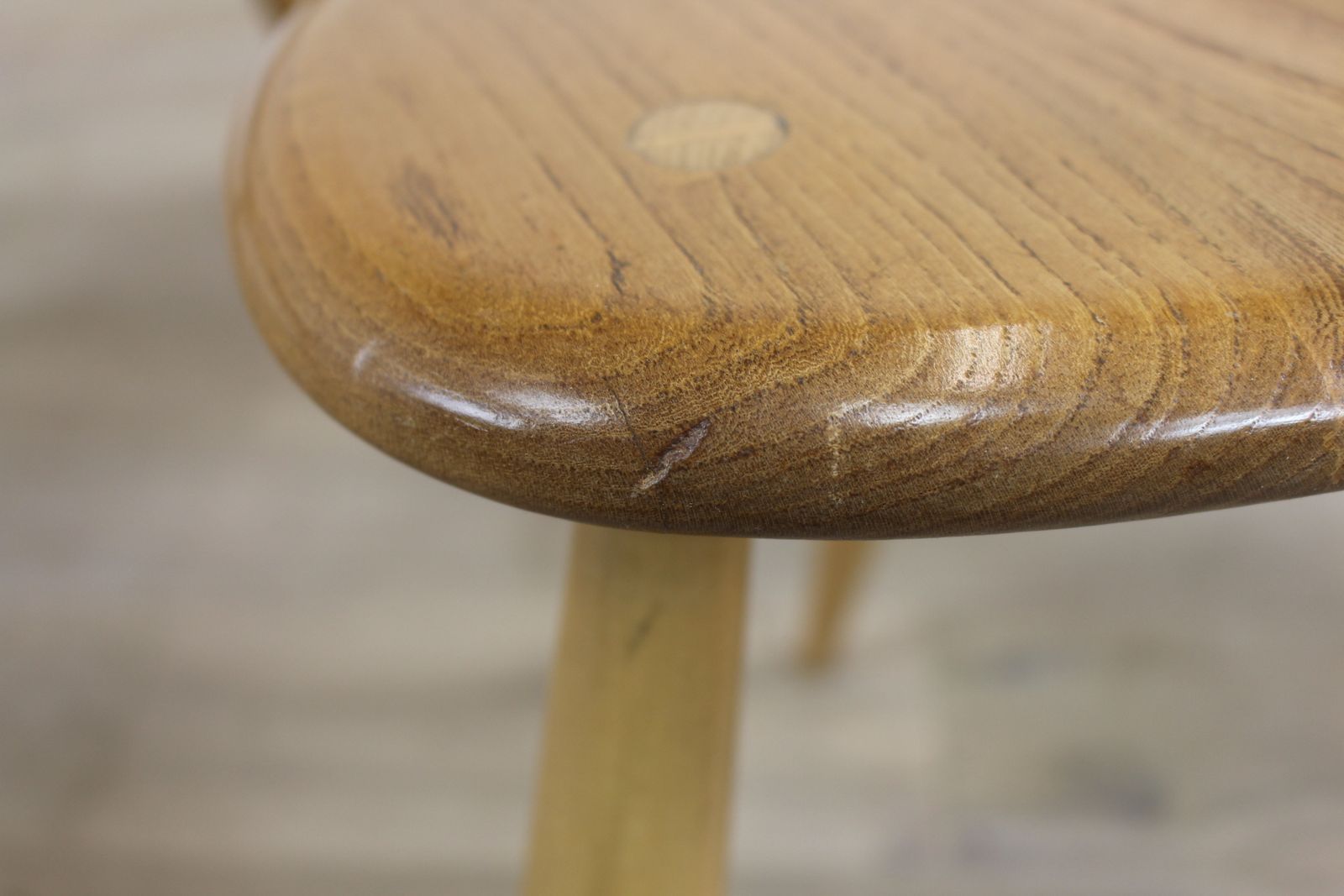 photo for sale Vintage Ercol Elm Pebble Nest, 1960s