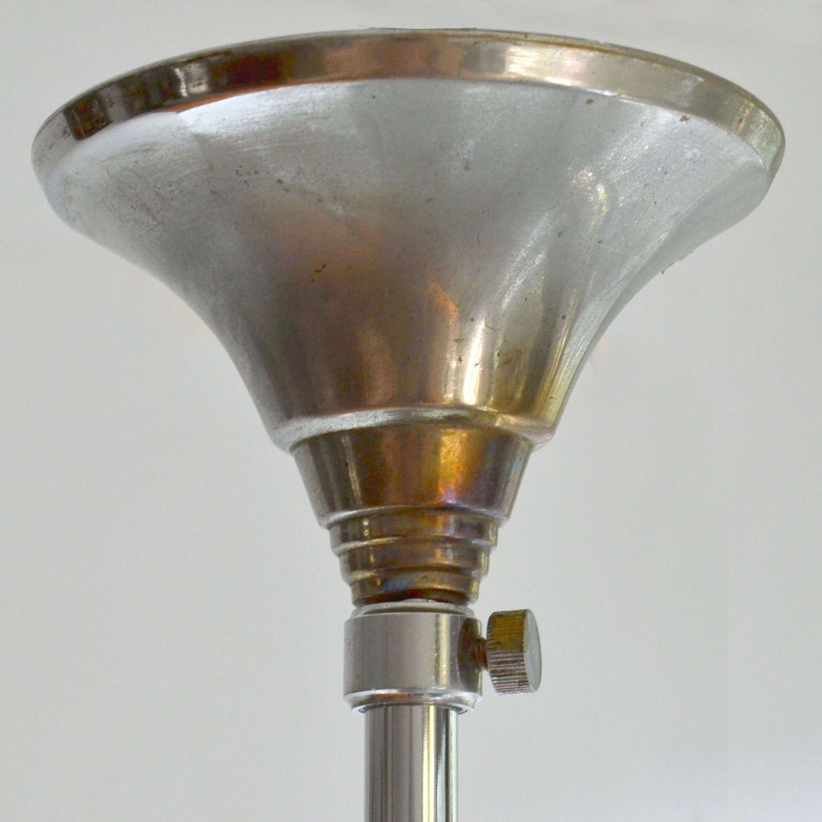 photo furniture Modernist Chrome And Glass Pendant Circa 1930 In The Style Of Gispen