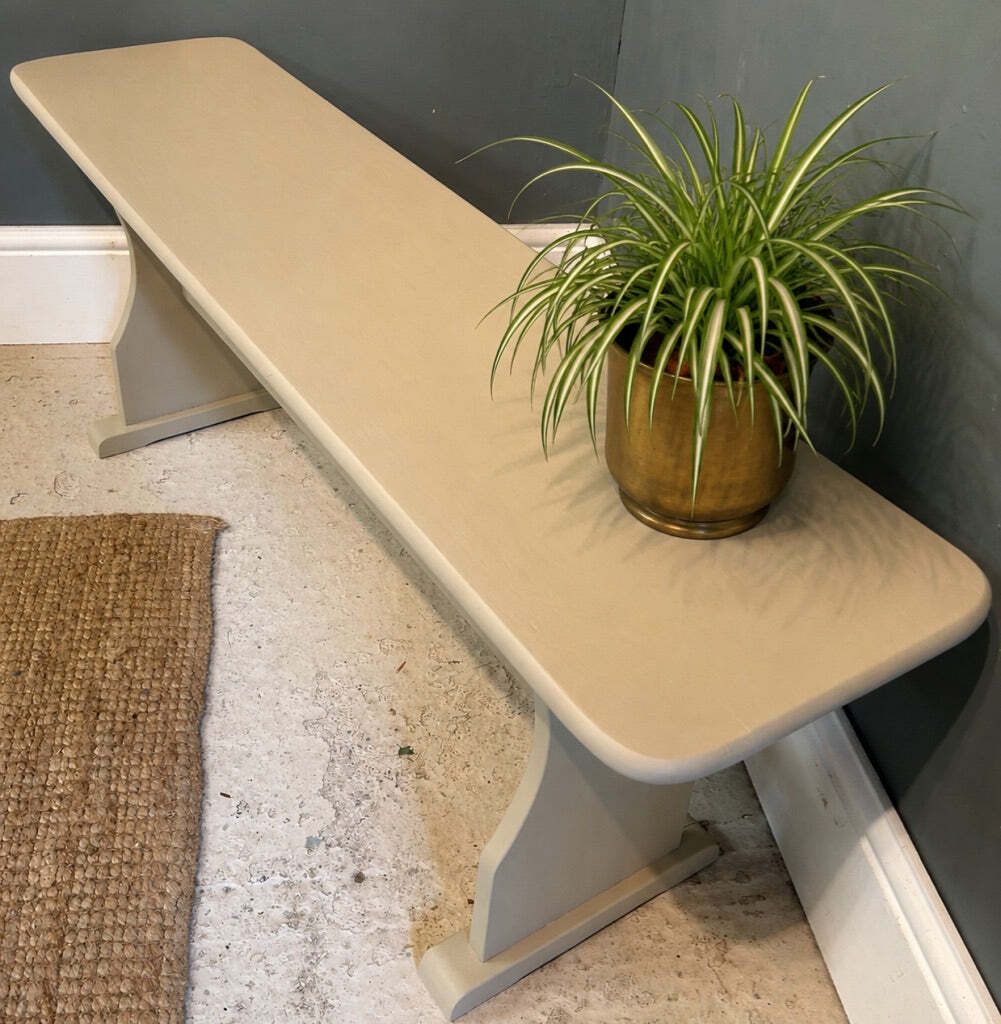 Rustic Pine Painted Bench photo for sale
