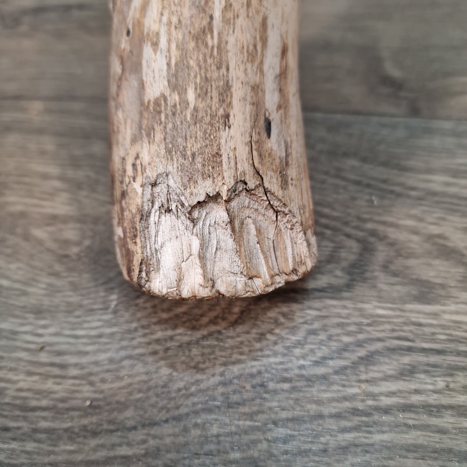 Rustic Tree Coffee Table Solid Hardwood Live Edge Trunk Root Branch Base Wood photo vinterior
