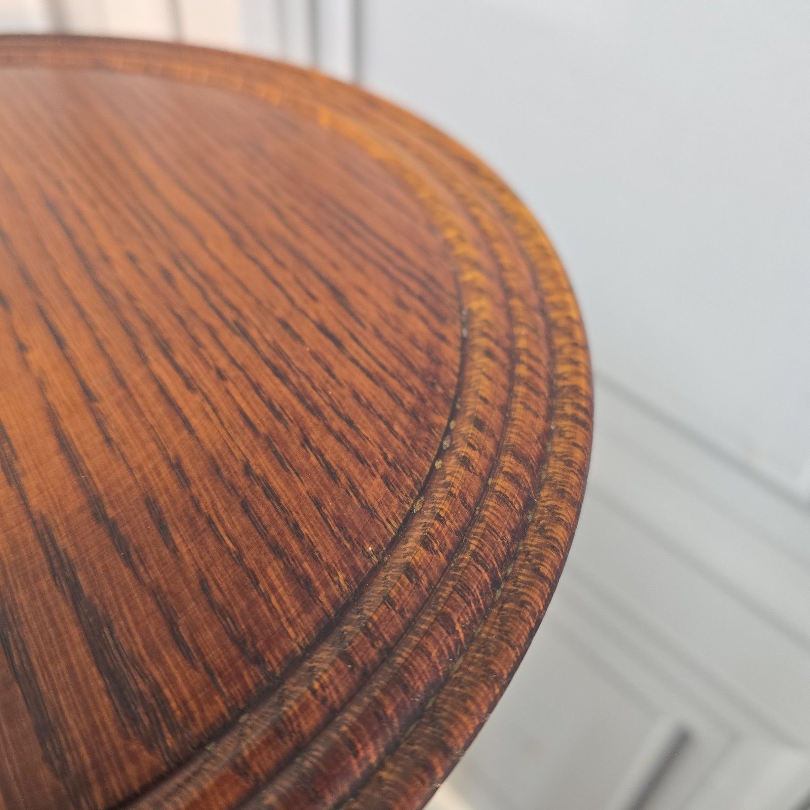 photo buy Solid Oak Plant Stand  Rope Twist Wood Table Antique Style Torchiere Jardiniere