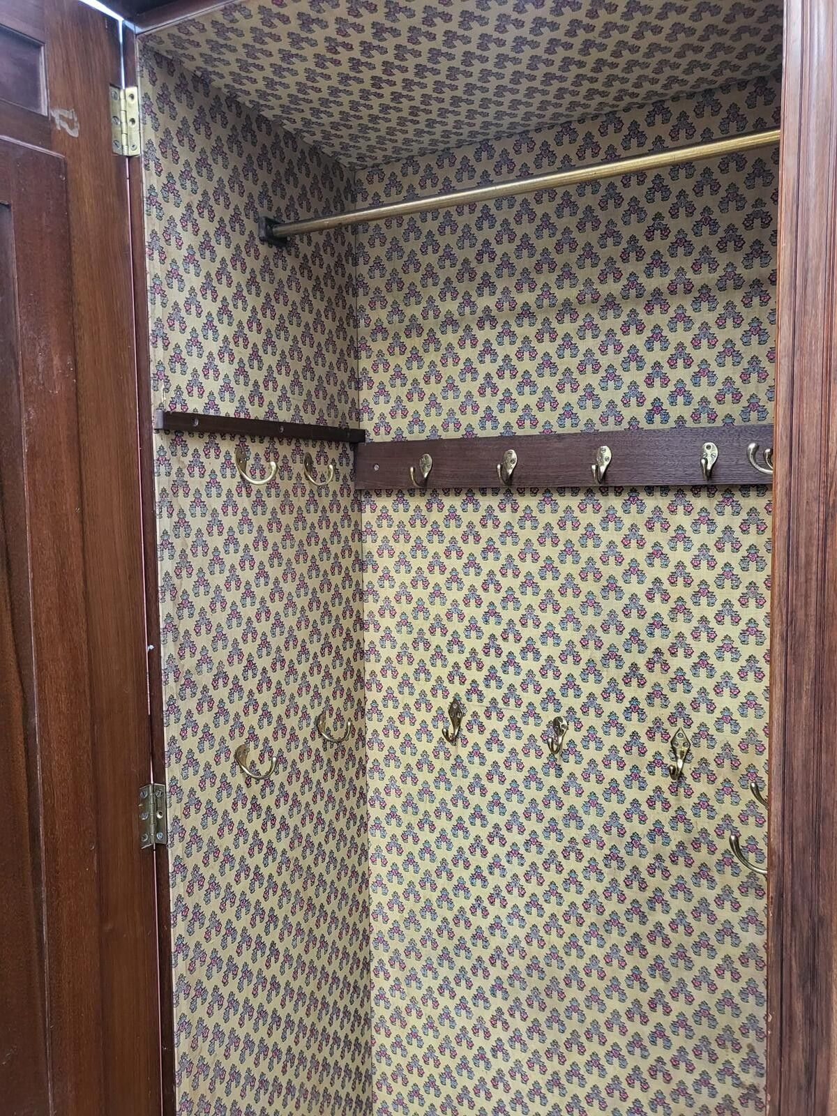 photo for sale Large Breakdown Antique Victorian Triple Compactum Wardrobe