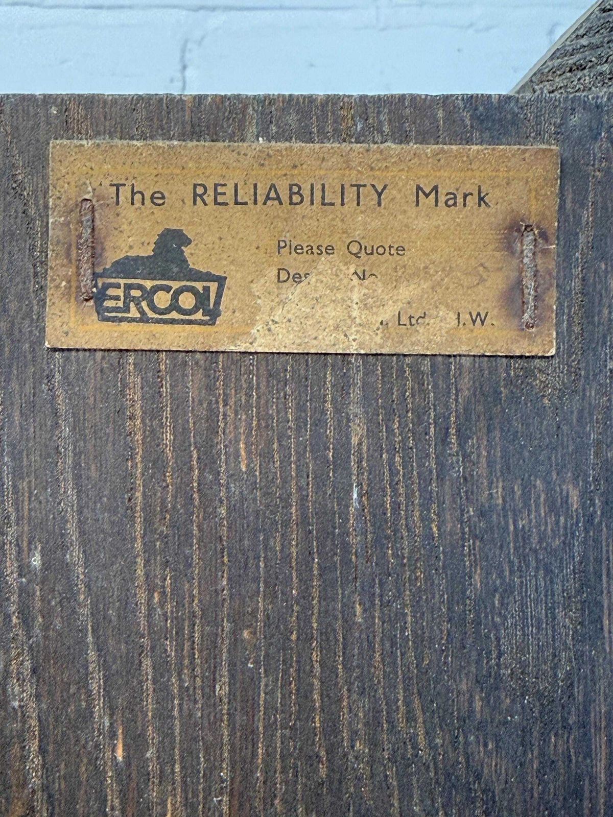 photo vintage Early Ercol Solid Oak Wardrobe | C.1951–1957