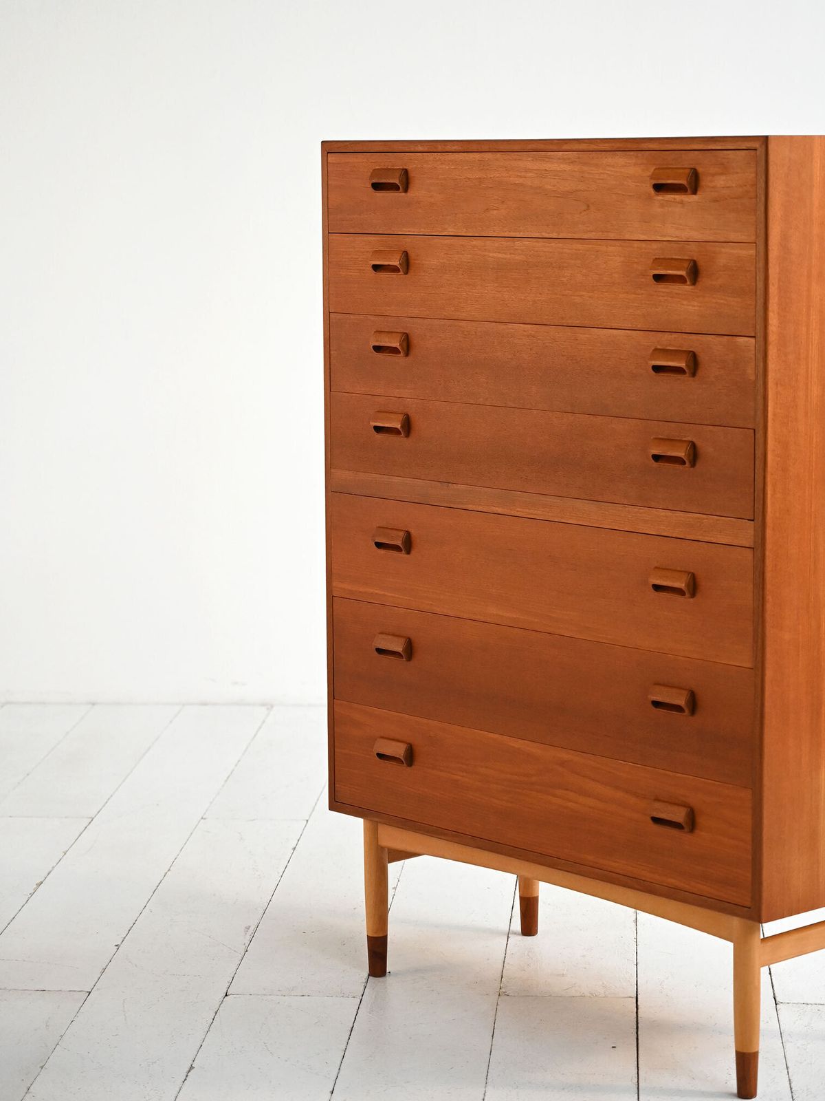 1950s Danish Chest Of Drawers In Teak, Design By Børge Mogensen photo for sale