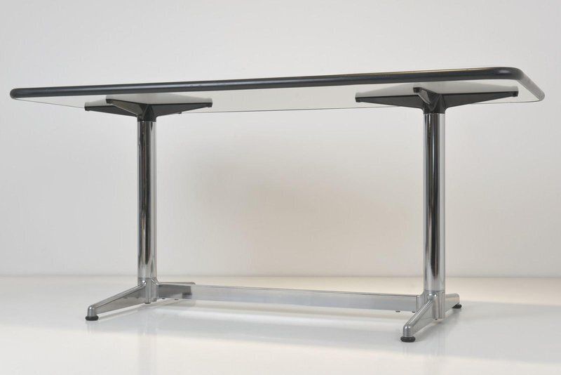 Worktable In Aluminium By Giancarlo Piretti For Mobilier International, France, 1970 photo Furniture