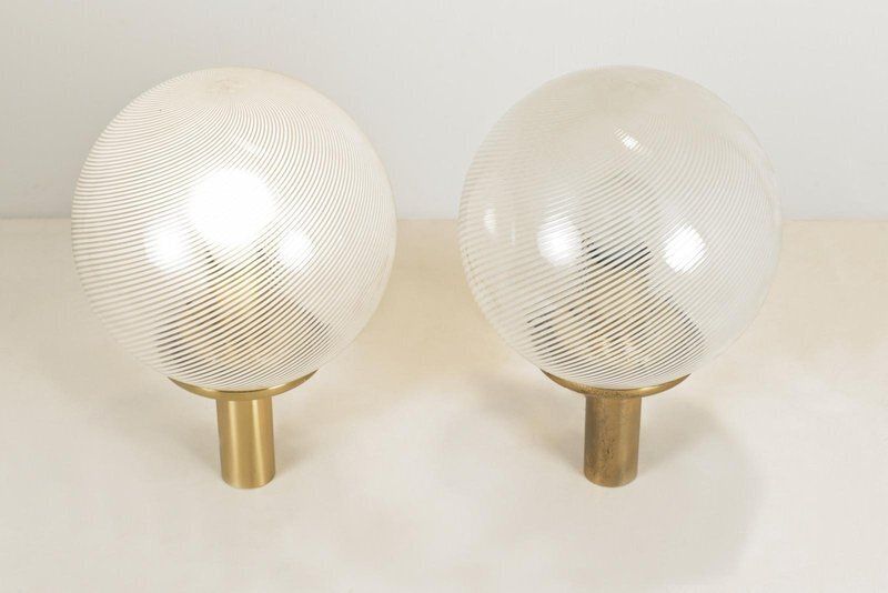 Thread Glass Filigran Wall Lights By Paolo Venini, Italy, 1940s, Set Of 2 photo furniture