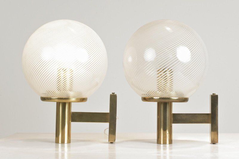 Thread Glass Filigran Wall Lights By Paolo Venini, Italy, 1940s, Set Of 2 photo vinterior