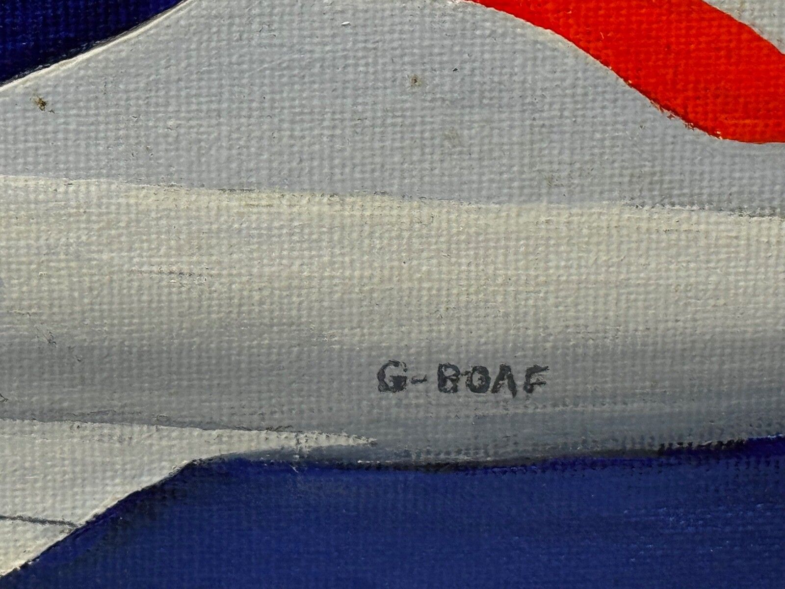 3250.0 Schilderij Concorde Last Flight New York To London, verguld ingelijst photo