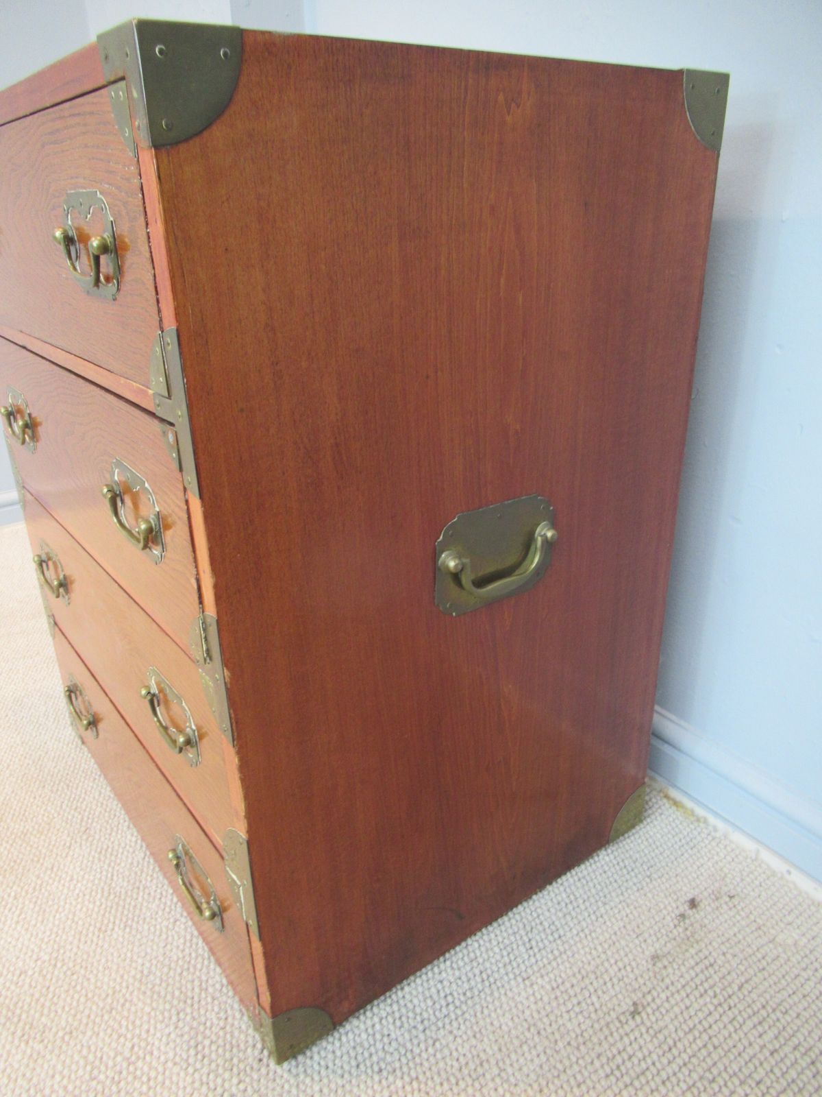 A     Small  Brass Mounted Chest Of Drawers photo 245.0