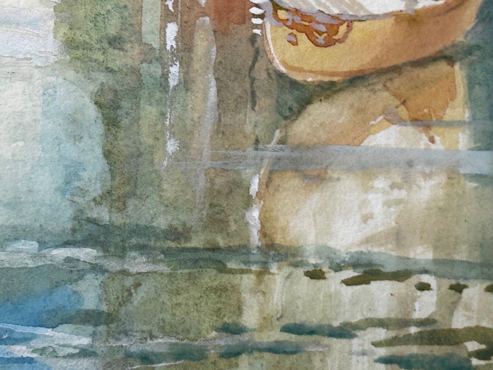 Begin 20e eeuw, maritiem aquarel "On The Lagoon Venice", gesigneerd door William Knox RBA C photo buy