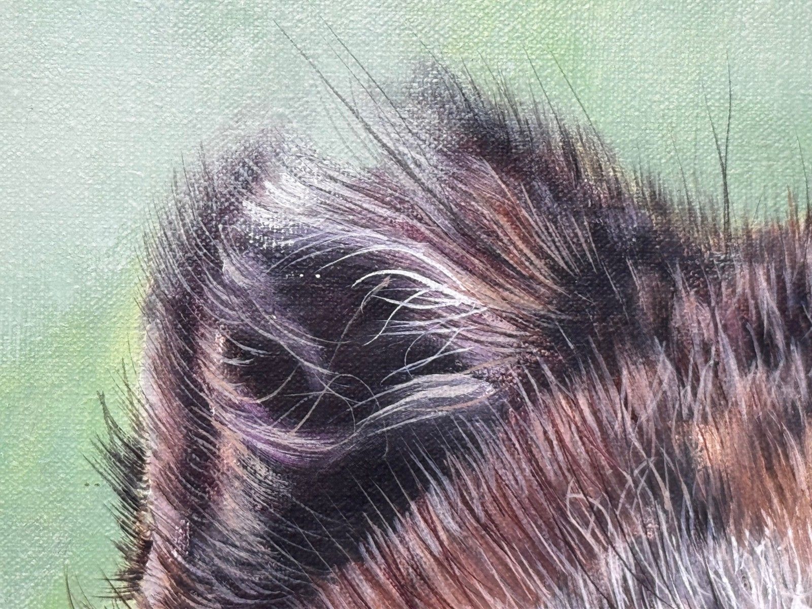 photo buy Olieverfschilderij Cheetah Cub Innocence Of The Wild Gesigneerd Door Pip Mcgarry