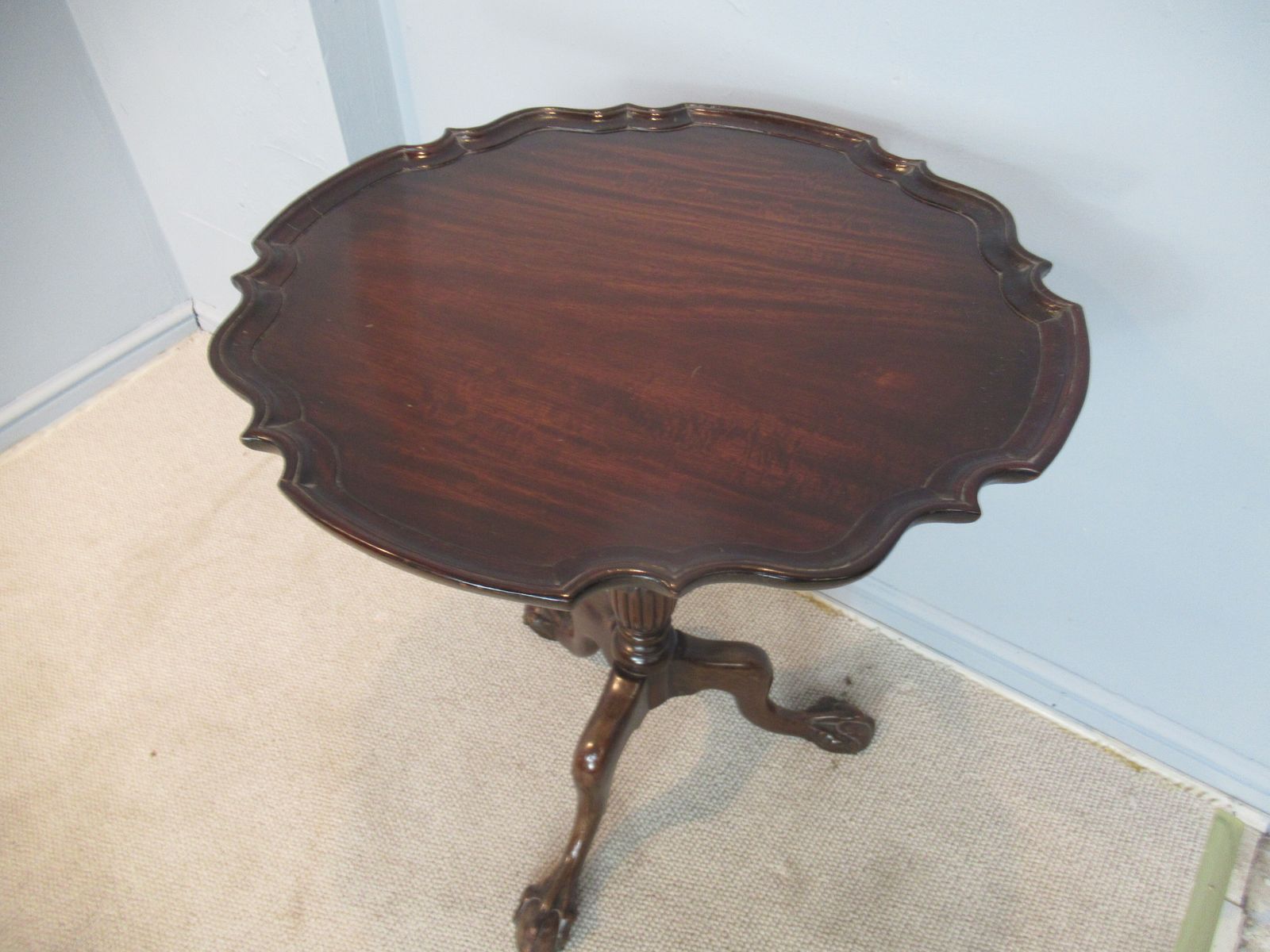 Mahogany  Wine Or Lamp  Table  In The Antique Style photo for sale