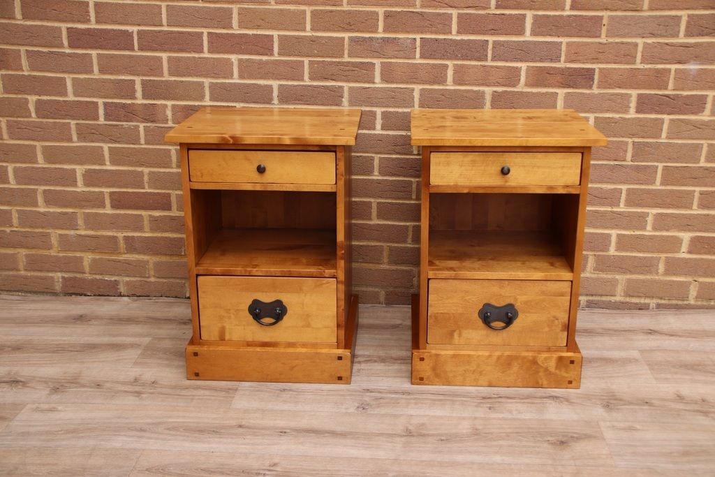Garrat Honey Bedside Tables